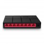 Mercusys | Switch | MS108G | Unmanaged | Desktop | 10/100 Mbps (RJ-45) ports quantity | 1 Gbps (RJ-45) ports quantity | SFP port - 2
